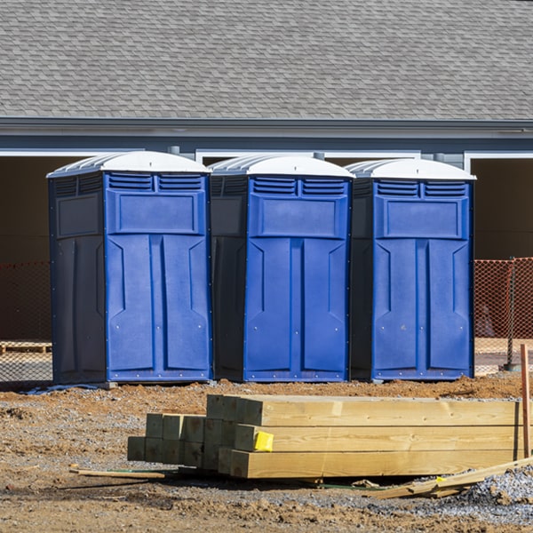 do you offer hand sanitizer dispensers inside the portable toilets in Shawsville